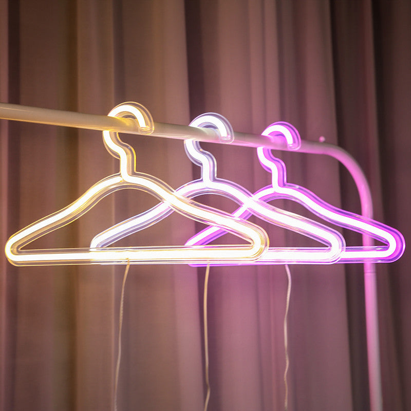 LED Clothes Rack Neon Light