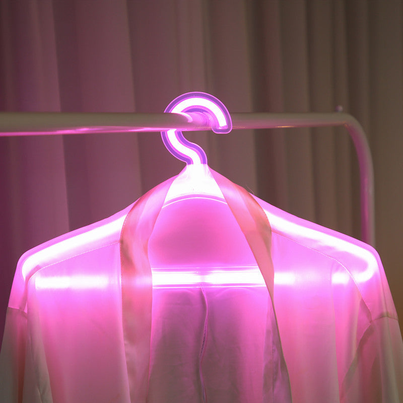 LED Clothes Rack Neon Light