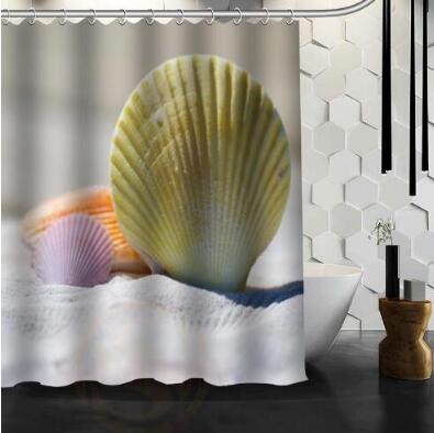 Waterproof Beach Spa Shower Curtain