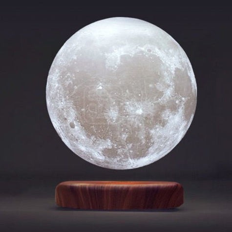 3D Magnetic Levitation Moon Lamp Night Light Rotating Led Moon Floating Lamp.