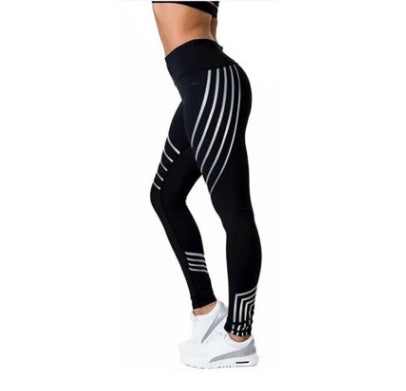 Women's 3M Reflective Workout Leggings.