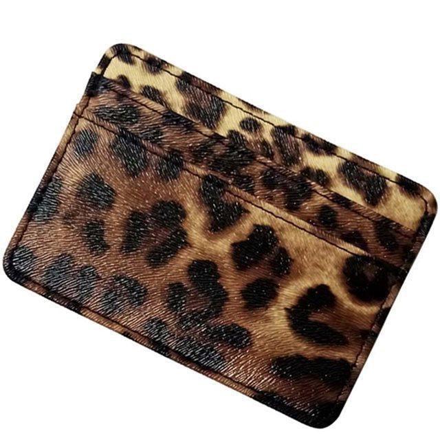 Card Holder for Men'S Business Id Card Holder Wallet Case.