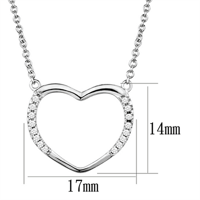 Heart Shaped Pendant Chain.