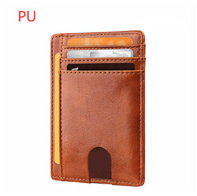 Modern Man Slim Card Holder - Essential Minimalist Wallet.