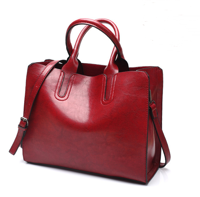 Red Sofia Spanish Trunk Tote - Elegant Women’s Shoulder Bag.