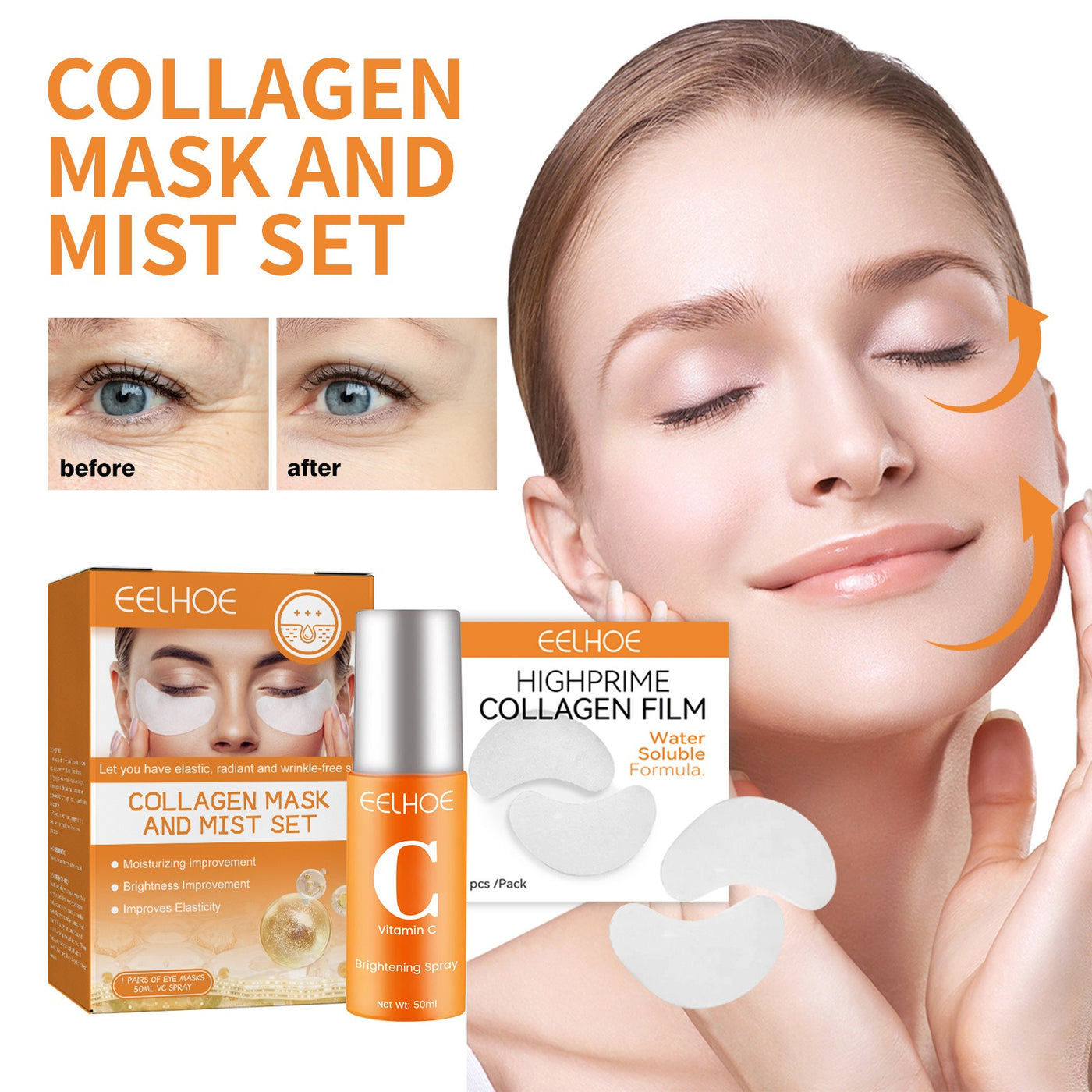 Soluble Collagen Film & Collagen Mask and Mist Set