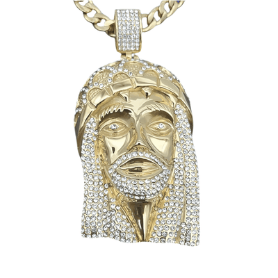 Hip Hop Jesus Piece Pendant Chain – Iconic Statement Jewelry