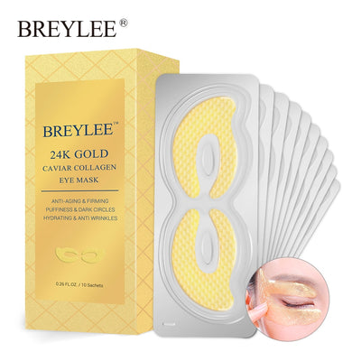 Gold Eye Masks - Hydrating & Anti-Aging Treatment for Dark Circles, Puffiness, and Fine Lines