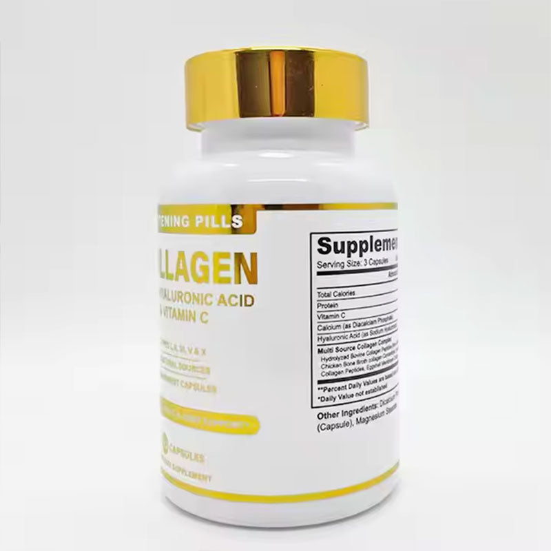 Super Collagen Capsules - Supports Skin Elasticity, Joint Health, and Hair Growth - 10g of Collagen per Serving - 60 gummies