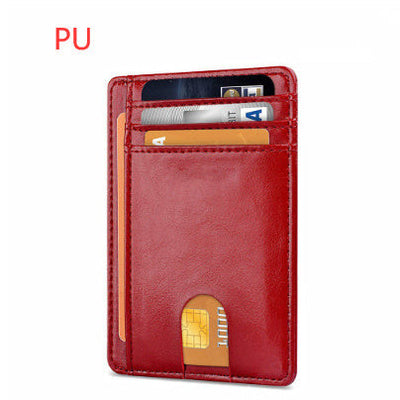 Modern Man Slim Card Holder - Essential Minimalist Wallet.