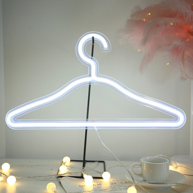 LED Clothes Rack Neon Light