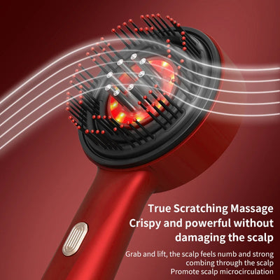 Electric Scalp Massager - Relaxing & Revitalizing Head Massager for Hair Growth, Stress Relief, and Scalp Health - Rechargeable, Ergonomic Design