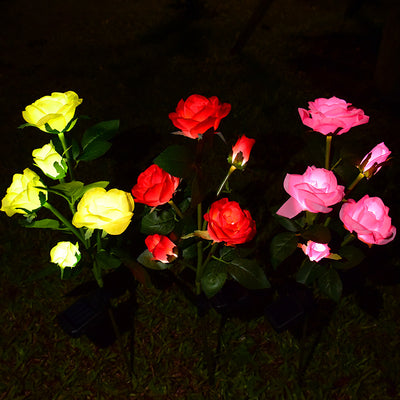 LED Solar Rose Garden Lights