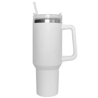 Insulated Stainless Steel Tumbler with Handle