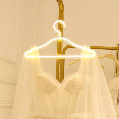 LED Clothes Rack Neon Light