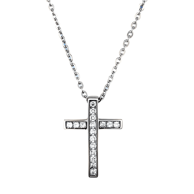 Cross Pendant Stainless Steel Chain – Durable & Stylish  Necklace