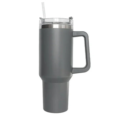 Insulated Stainless Steel Tumbler with Handle