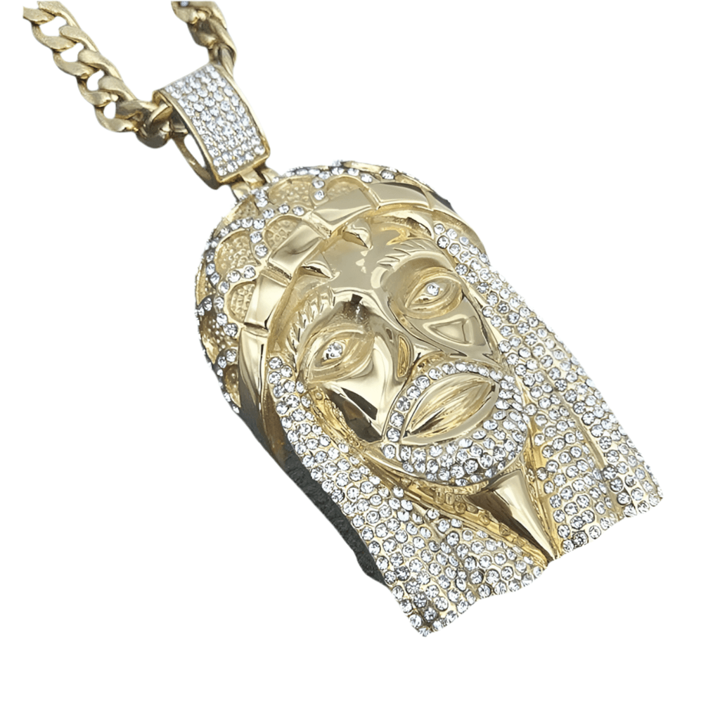 Hip Hop Jesus Piece Pendant Chain – Iconic Statement Jewelry