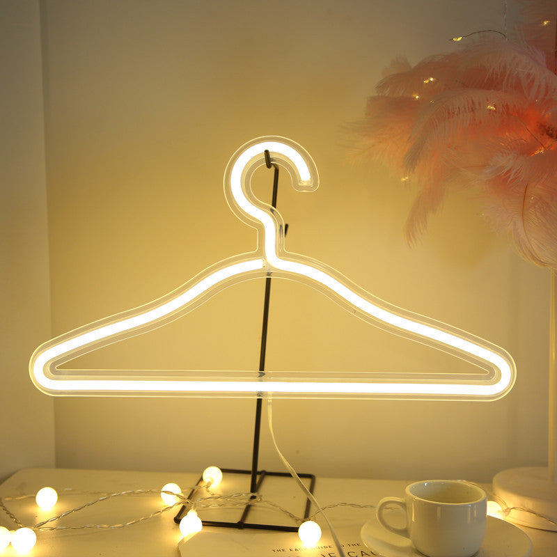 LED Clothes Rack Neon Light