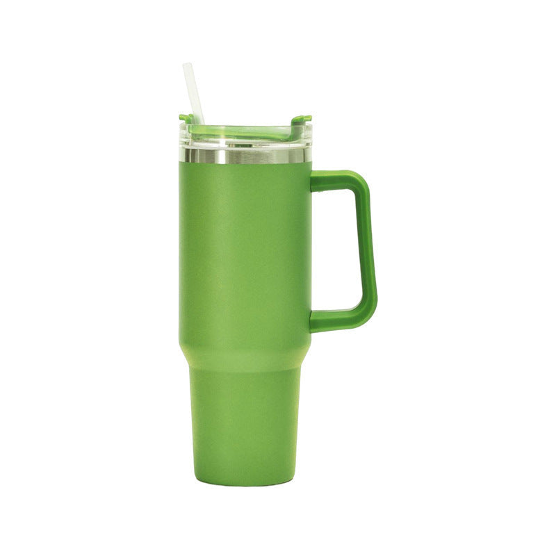 Insulated Stainless Steel Tumbler with Handle