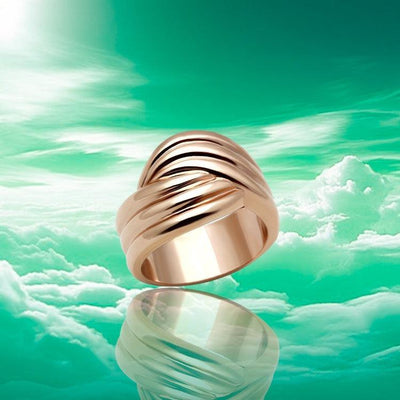 Rose Gold Trendy Ring.