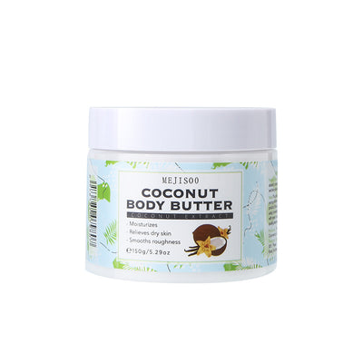 Coconut Body Butter - Rich, Moisturizing Cream for Soft, Smooth Skin - Nourishing & Hydrating