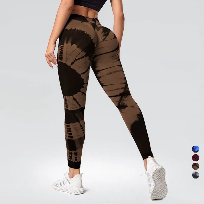 Tie-Dye High Waist Leggings.