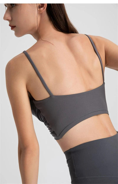 Mesh Yoga Sports Bra – Running Wear.