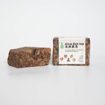 Deep Cleansing African Black Soap | Natural Unrefined Formula for Face, Body & Hair Care | Gentle Daily Use for All Skin Types