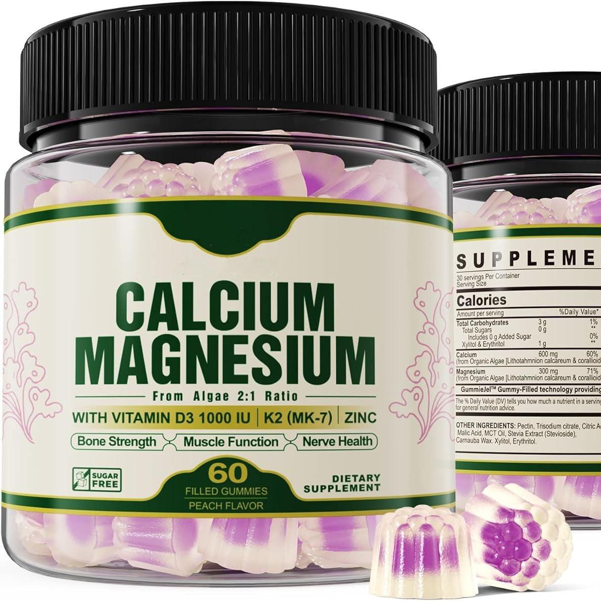 Calcium Magnesium Zinc Gummies – Strengthen Bones & Support Overall Wellness.