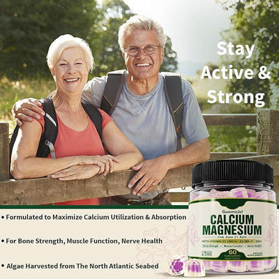 Calcium Magnesium Zinc Gummies – Strengthen Bones & Support Overall Wellness.