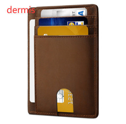 Modern Man Slim Card Holder - Essential Minimalist Wallet.