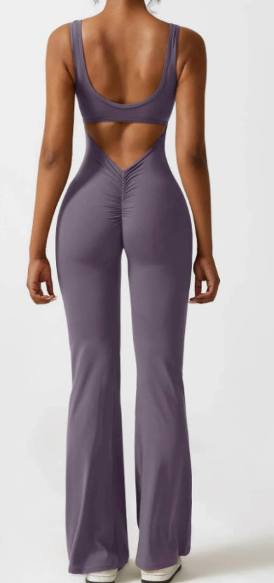 Tight Yoga Bodysuit | Casual Hollow Seamless Women's Activewear.