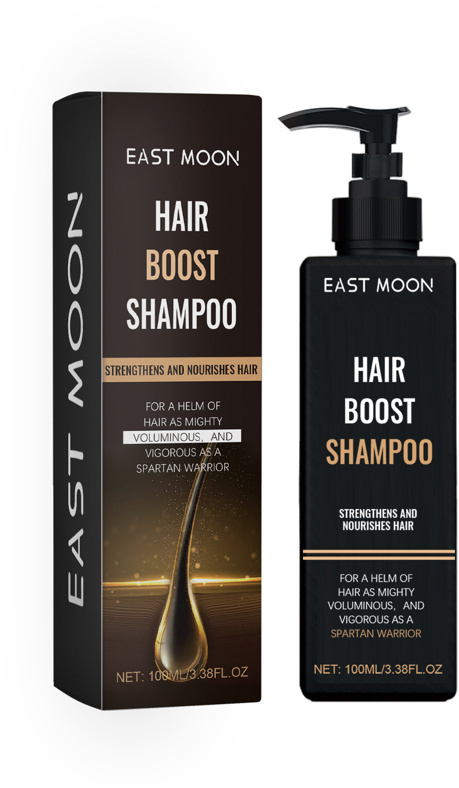 Hair Boost Shampoo with Licorice, Ginger & Sesame Seed Extracts | Lemon Infused Formula for Strength, Growth, and Scalp Care | 5 oz Bottle